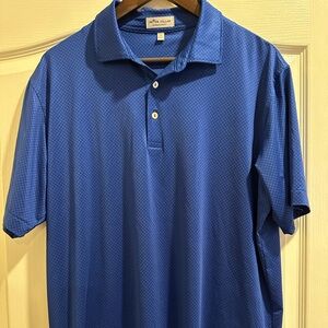 Peter Millar Navy Geometric Shirt